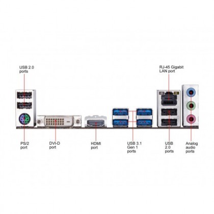 B450M DS3H AM4 AMD Micro ATX Motherboard